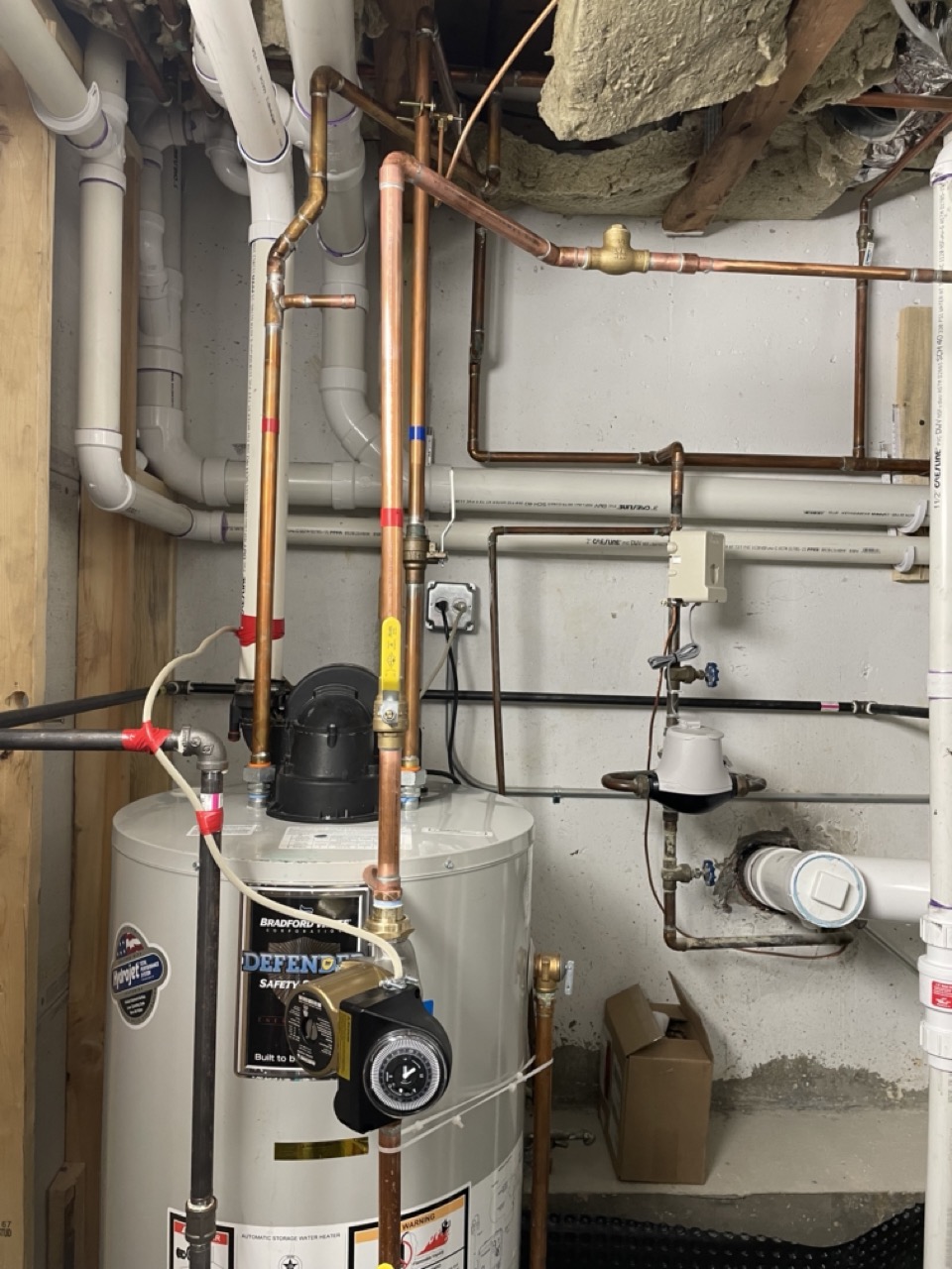 recirculating hot water system Gizmo Exteriors Repair, Installations