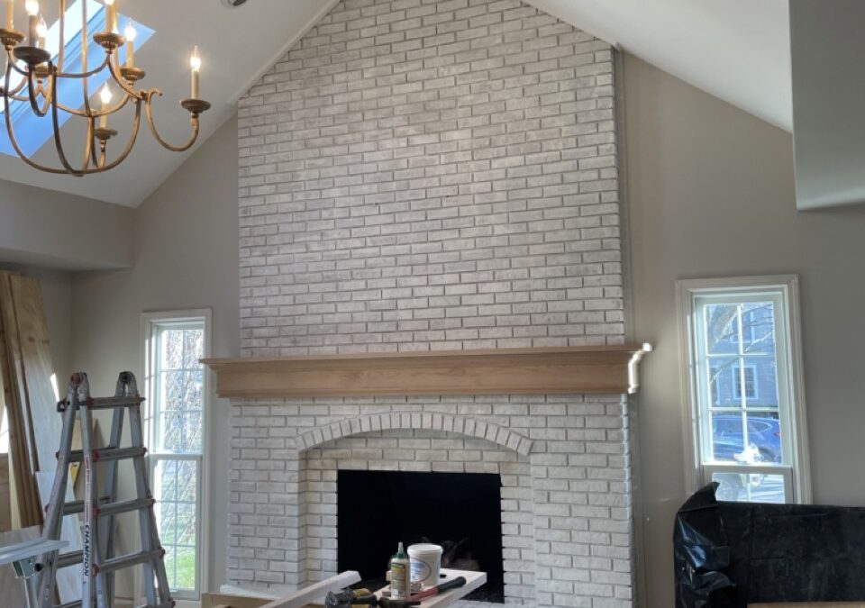 A Fireplace Gets A Facelift