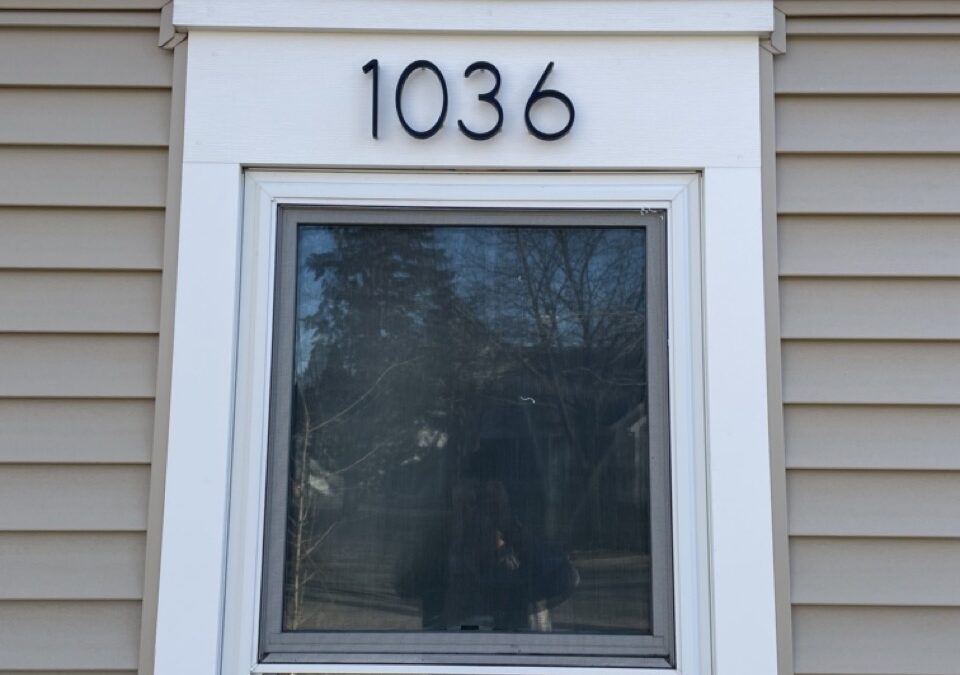 Mounting Address Numbers On A House