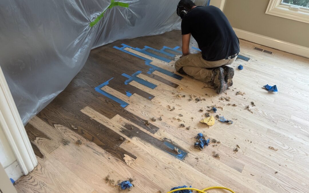 Matching Floor Stains