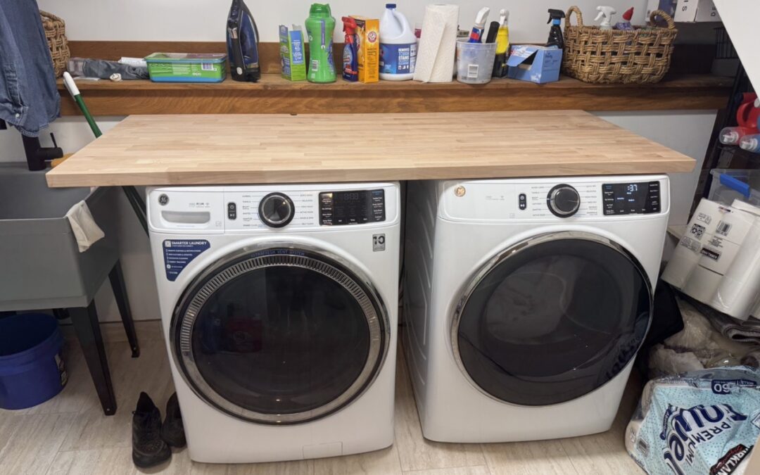 Easy Counter Space For A Laundry Room
